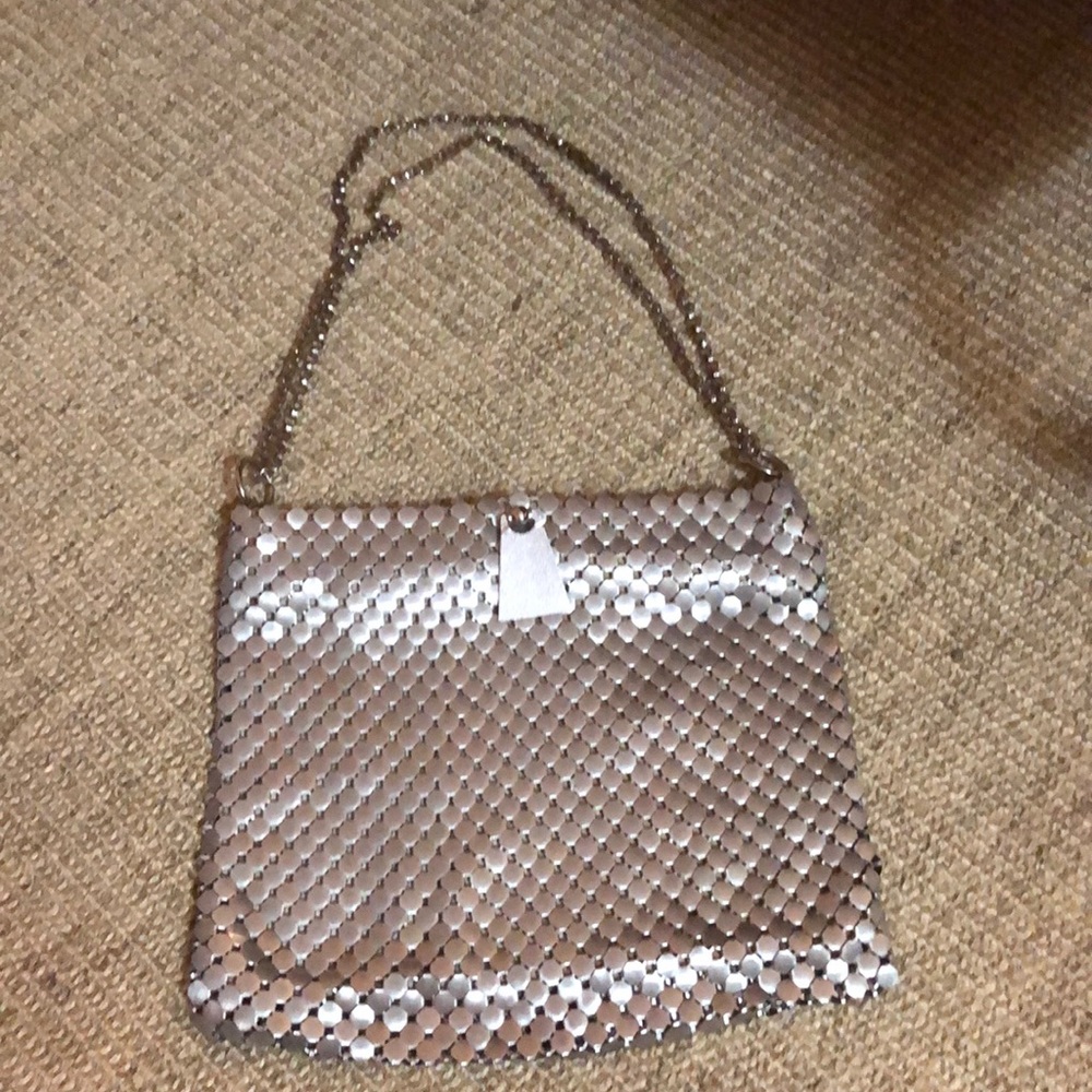 Vintage Silver Mesh Purse